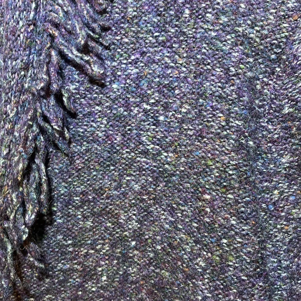 Ruby Rd. Purple Fringe Cardigan - Picture 3 of 10